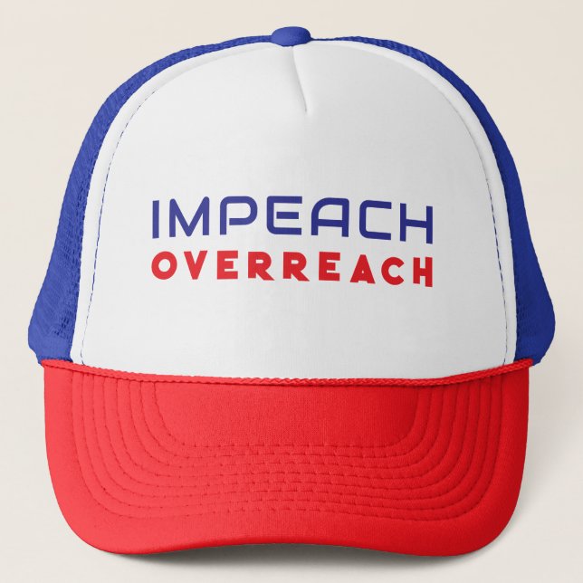 Impeach Overreach Trucker Hat (Front)