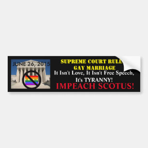 IMPEACH SCOTUS! BUMPER STICKER