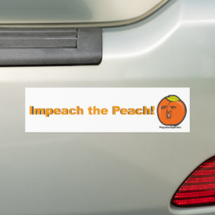 Impeach the Peach Bumper Sticker