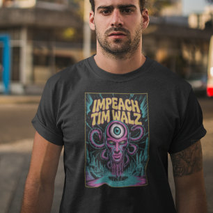 Impeach Tim Walz Child Care Fraud Corruption T-Shirt