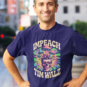 Impeach Tim Walz Child Care Fraud Leaning Center T-Shirt