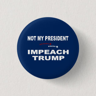 Impeach Trump 3 Cm Round Badge