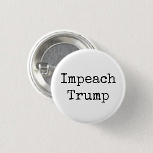 "Impeach Trump" 3 Cm Round Badge
