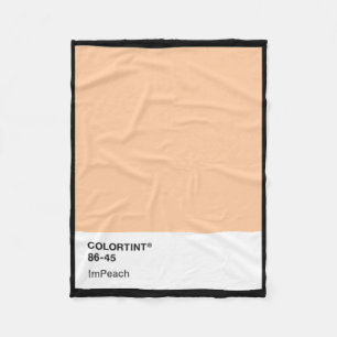 Impeach Trump 45 - Color Swatch Fleece Blanket