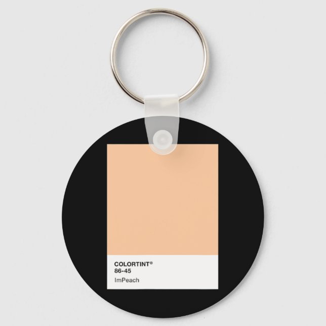 Impeach Trump 45 - Color Swatch  Key Ring (Front)