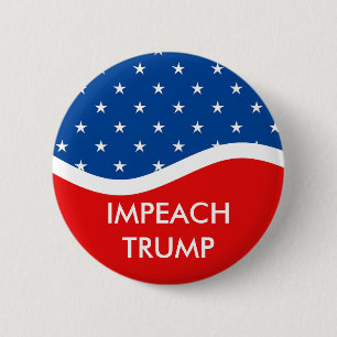 Impeach Trump 6 Cm Round Badge