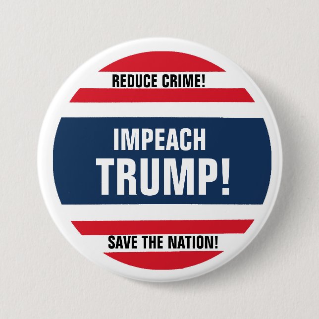 Impeach Trump! 7.5 Cm Round Badge (Front)