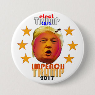 Impeach Trump 7.5 Cm Round Badge