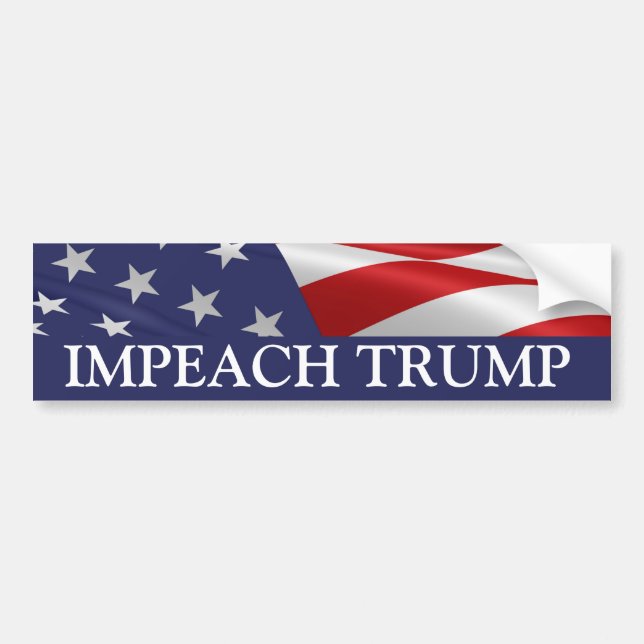 Impeach Trump Bumper Sticker (Front)