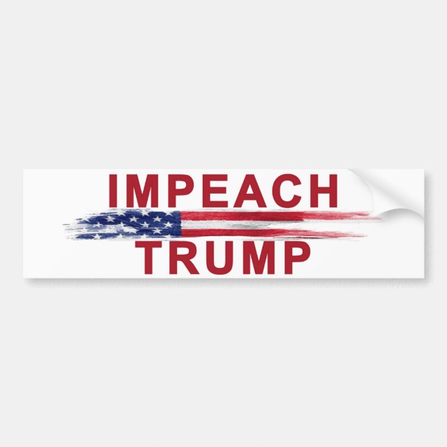Impeach Trump Bumper Sticker (Front)