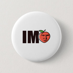 Impeach Trump Impeachment Donald Peach Face Meme 6 Cm Round Badge