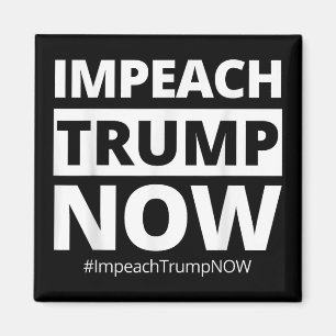 Impeach Trump Now Funny Trendy Magnet