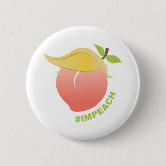 Impeach Trump Peach 6 Cm Round Badge