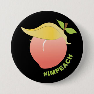 Impeach Trump Peach 7.5 Cm Round Badge