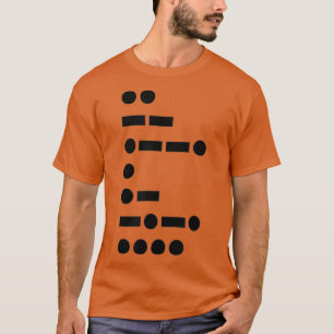 IMPEACH Trump Political Shirt in Morse Code