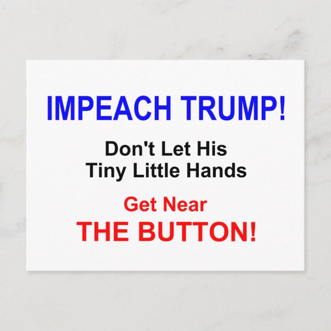 Impeach Trump!  Postcard (Front)