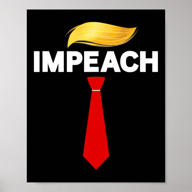 Impeach Trump Protest Against Trump  Poster (Front)
