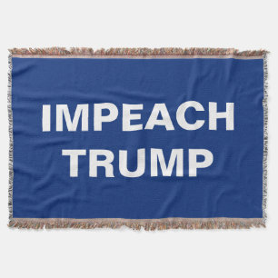 Impeach Trump Resistance Throw Blanket