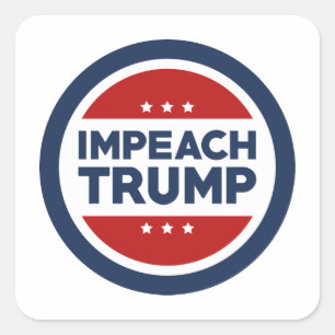 Impeach Trump Square Sticker