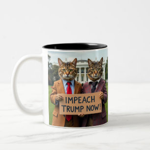 Impeach Trump  Two-Tone Coffee Mug