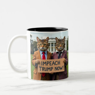 Impeach Trump Two-Tone Coffee Mug