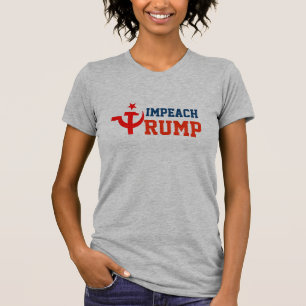 "Impeach Trump" with Russian Hammer and Sickle T-Shirt