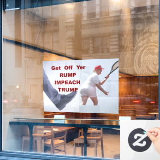 IMPEACH WINDOW CLING