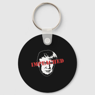 Impeached Stamp On Donald Trump Funny Impeachment Key Ring