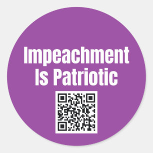 Impeachment is Patriotic Sticker Sheet