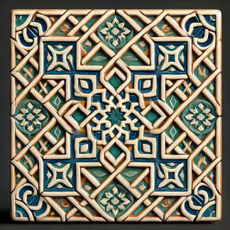 Imperfect Beauty - Geometric Art Tile