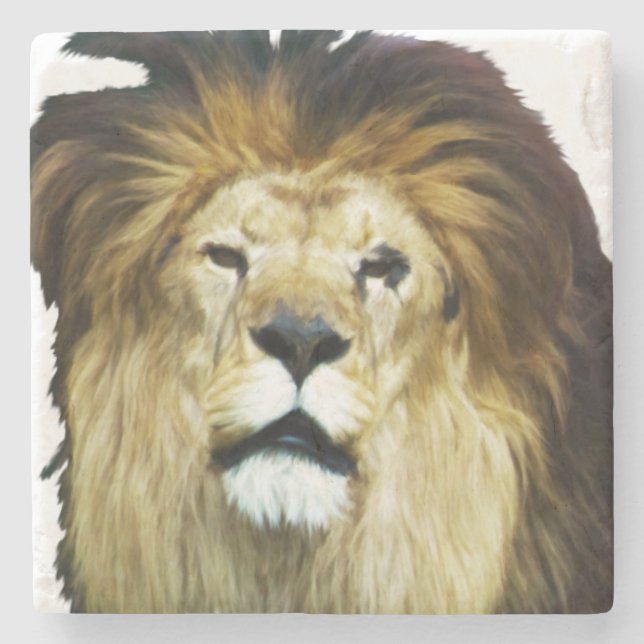 Imperfect King Stone Coaster (Front)