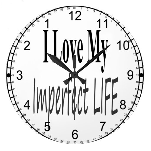 Image of Imperfect Life Reverse Dial Clock