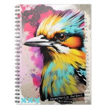 Imperfectly Perfect Notebook - Collage Bird