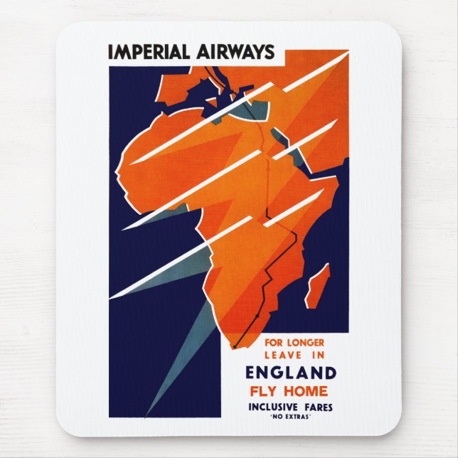Imperial Airways Africa Mouse Mat (Front)