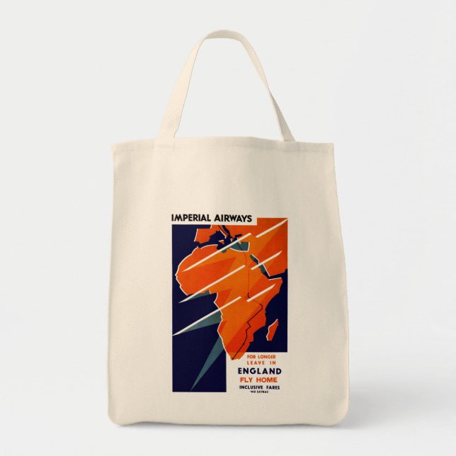 Imperial Airways Africa Tote Bag (Front)