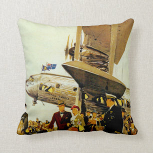 Imperial Airways Arrival Cushion