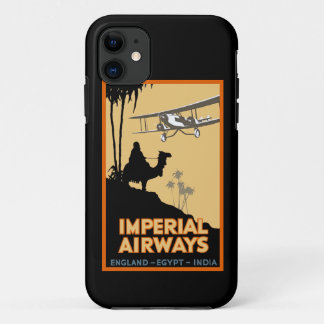 Imperial Airways ~ England - Egypt - India iPhone 11 Case