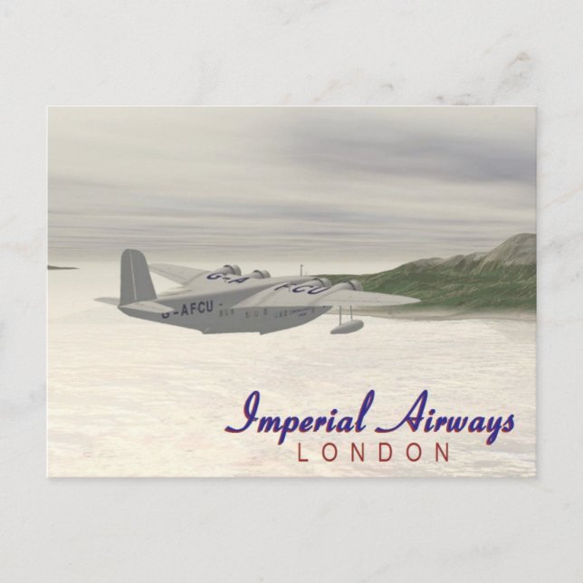 Imperial Airways Postcard (Front)