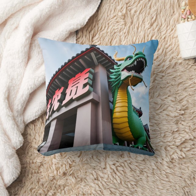 Imperial Chinese Dragon Cushion (Blanket)