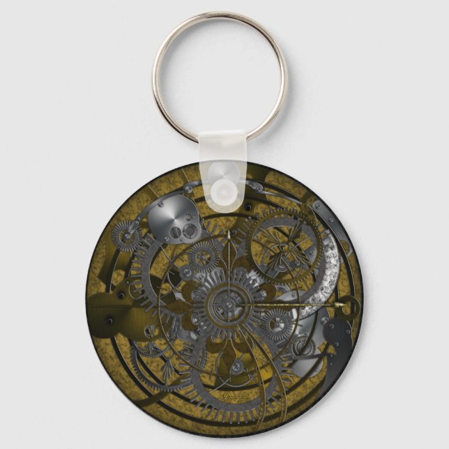 Imperial Clock Key Ring (Front)
