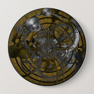 Imperial Clock Keychain 10 Cm Round Badge
