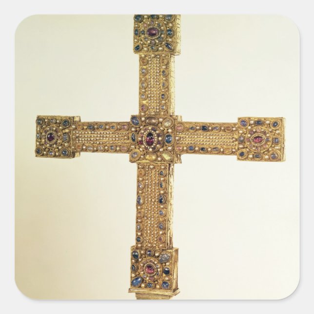 Imperial Cross of the Holy Roman Empire Square Sticker (Front)