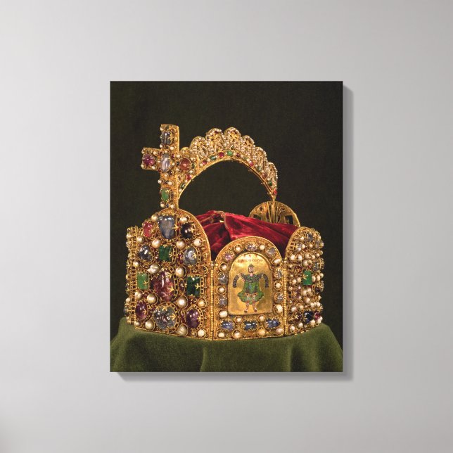 Imperial Crown made for the coronation of Otto Canvas Print (Front)