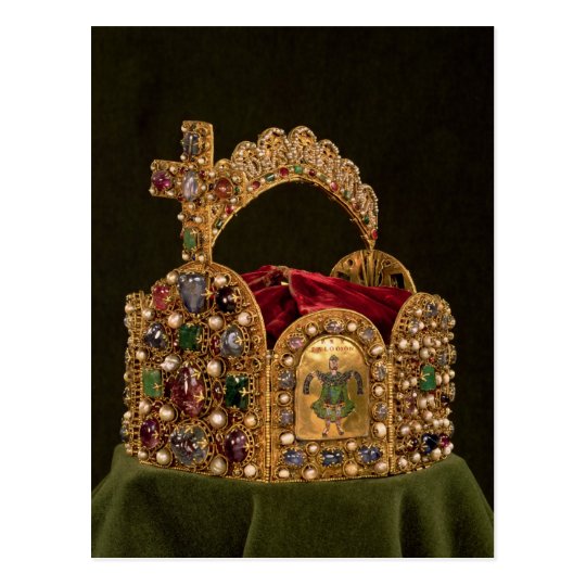 Imperial Crown made for the coronation of Otto Postcard