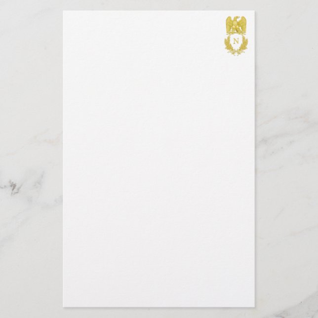 Imperial Eagle Emblem of Napoleon I Stationary Stationery (Front)