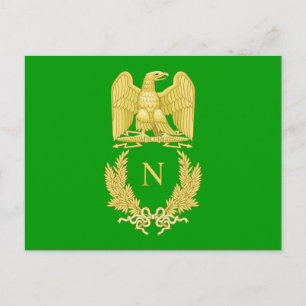 Imperial Emblem of Napoleon I postcard