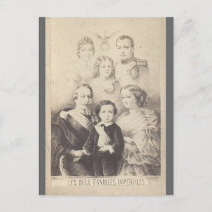 Imperial family Bonaparte of France #001F Postcard