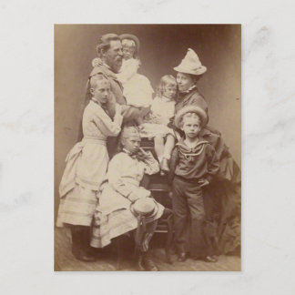 Imperial Family of Prussia ca. 1874 Postcard