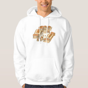 Imperial Forum. Rome. Aerial view Hoodie