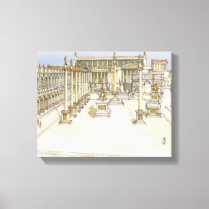 Imperial Forum. Rome Canvas Print